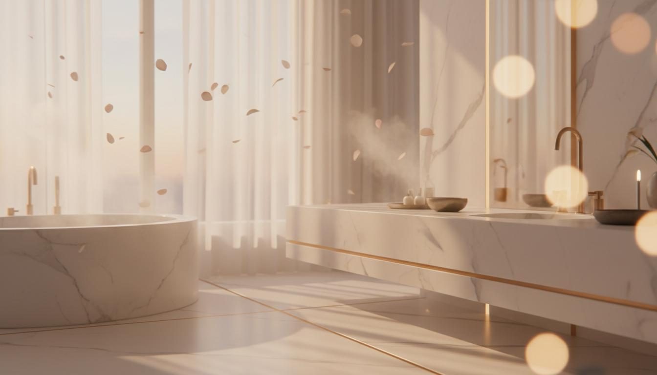 The calm, elegant atmosphere of Li Vela Beauty