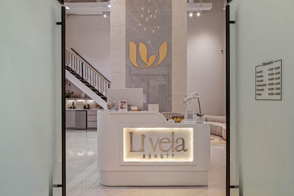 Li Vela Beauty front desk reception