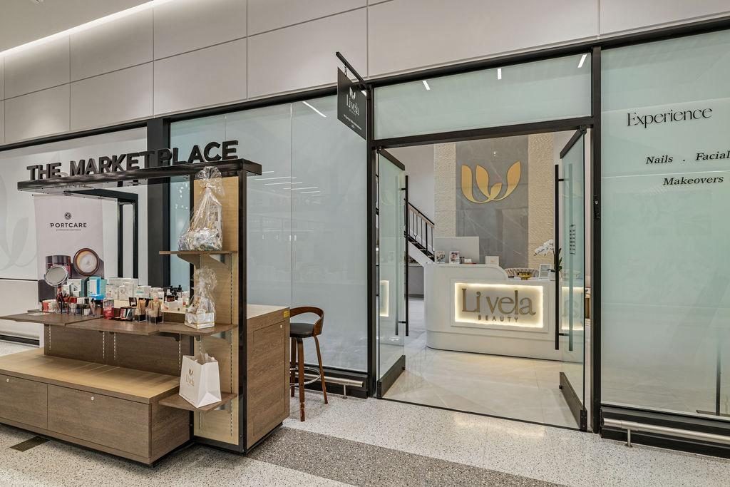 Li Vela Beauty entrance at Spring Valley Marketplace